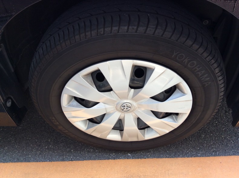 タイヤホイール前