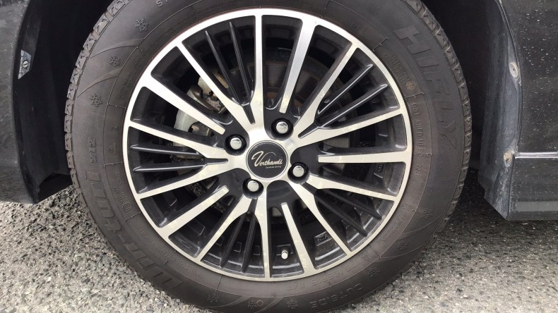 タイヤホイール前